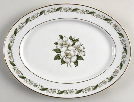 Magnolia 11" Oval Serving Platter