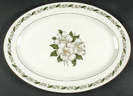 Magnolia 15" Oval Serving Platter