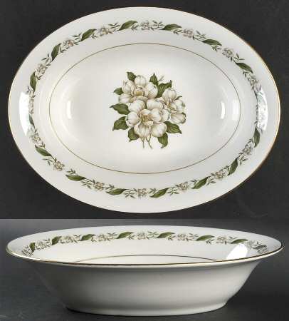 Magnolia 10" Oval Vegetable Bowl