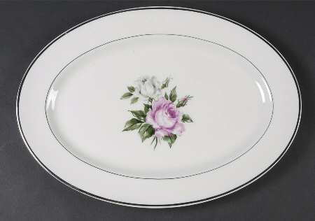Margaret Rose 13" Oval Serving Platter