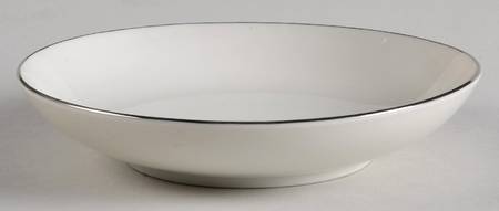 Moderne (Platinum Trim) Fruit/Dessert (Sauce) Bowl
