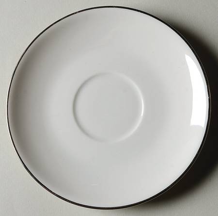 Moderne (Platinum Trim) Saucer