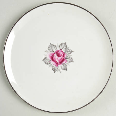 Normandy Rose Salad Plate