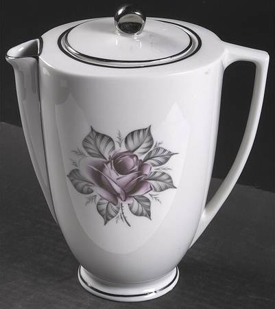 Normandy Rose Coffee Pot & Lid