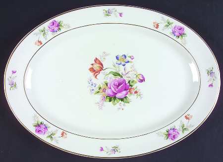 Lord Patterson (Smooth Edge) 15" Oval Serving Platter