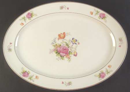 Lord Patterson (Smooth Edge) 17" Oval Serving Platter