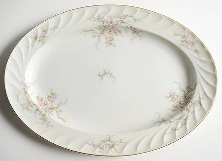 Priscilla 14" Oval Serving Platter