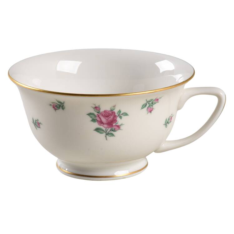 Rambler Rose Footed Cup