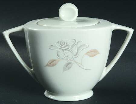 Rose Fantasy Sugar Bowl & Lid