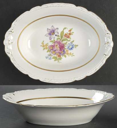 ROJ27 10" Oval Vegetable Bowl