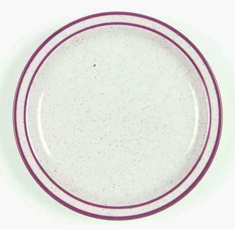 ROJ93 Maroon Bread & Butter Plate
