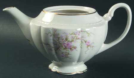 Sandra (Gold Trim) Teapot No Lid