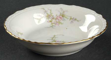 Sandra (Gold Trim) Fruit/Dessert (Sauce) Bowl