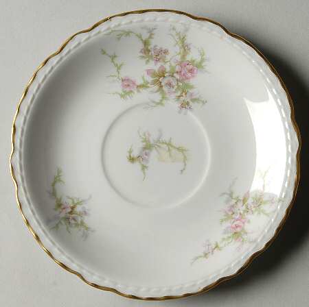 Sandra (Gold Trim) Saucer for Footed Cup