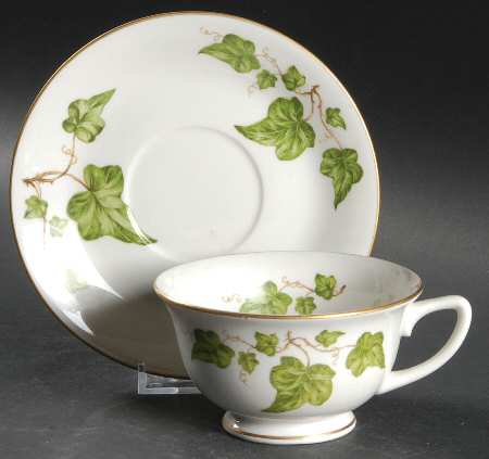 Springtime (Smooth) Footed Cup & Saucer Set