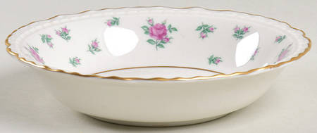 Trousseau Rose Fruit/Dessert (Sauce) Bowl