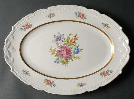 Victorian 15" Oval Serving Platter