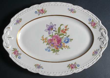Victorian 13" Oval Serving Platter