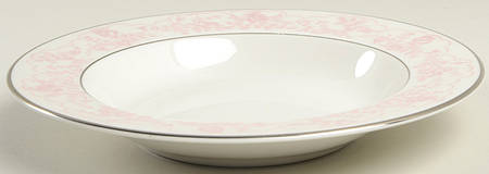 Wedding Lace Rim Soup Bowl