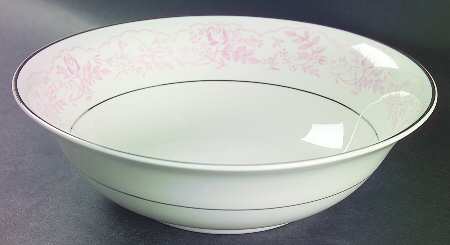 Wedding Lace 9" Round Vegetable Bowl