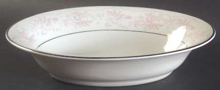 Wedding Lace 10" Oval Vegetable Bowl