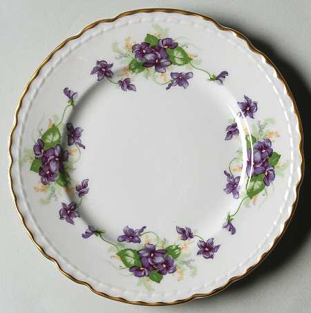Woodland Violets Bread & Butter Plate