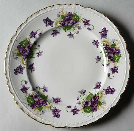 Woodland Violets Salad Plate