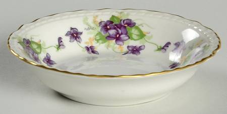 Woodland Violets Fruit/Dessert (Sauce) Bowl