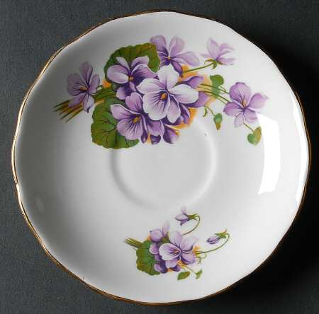 Flower Series Saucer for Footed Cup