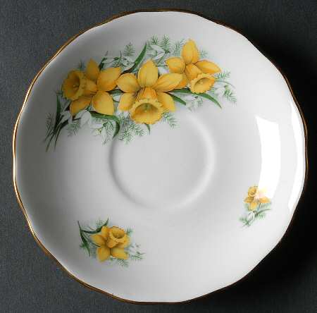 Flower Series Saucer for Footed Cup