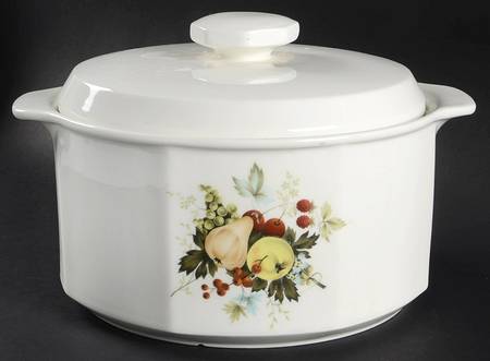 ROK8 3 Quart Round Covered Casserole