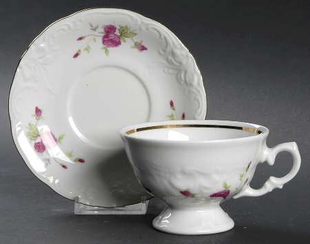 RKT15 Footed Cup & Saucer Set
