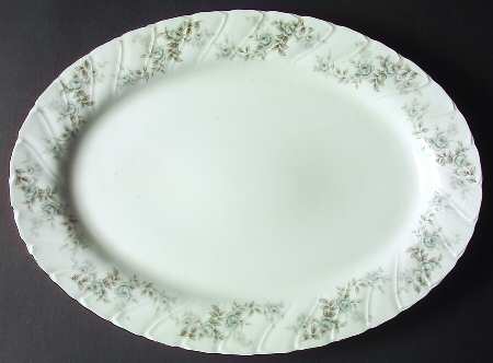 Blue Lace 16" Oval Serving Platter
