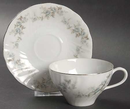 Blue Lace Flat Cup
