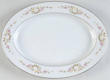 Bouquet 12" Oval Serving Platter
