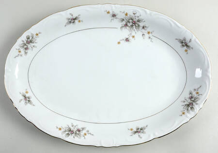 Charlotte 16" Oval Serving Platter by Royal M-Mita