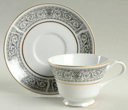 Empire Footed Cup & Saucer Set by Royal M-Mita