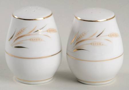 Gold Wheat Salt & Pepper Set