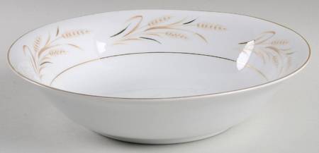 Gold Wheat 9" Round Vegetable Bowl