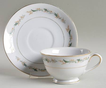 Huntington Footed Cup & Saucer Set