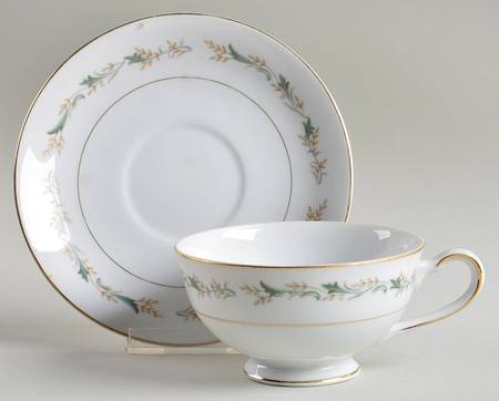 Huntington Footed Cup & Saucer Set