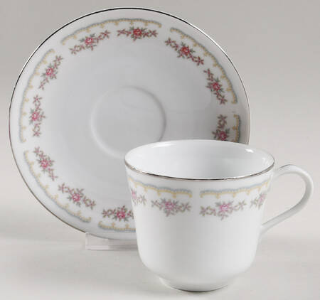 Margaret Anne Flat Cup & Saucer Set