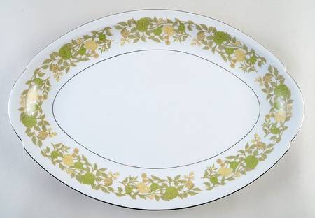 Mayfair 16" Oval Handled Platter