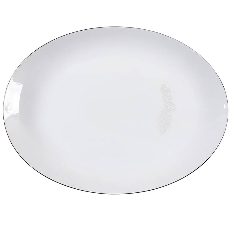 Pine 16" Oval Serving Platter by Royal M-Mita