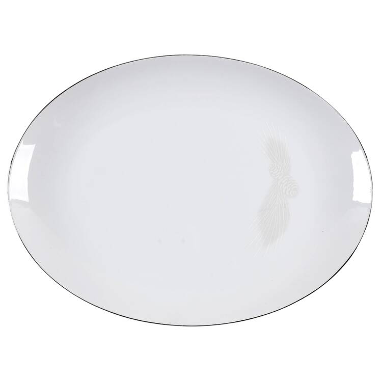 Pine 12" Oval Serving Platter by Royal M-Mita