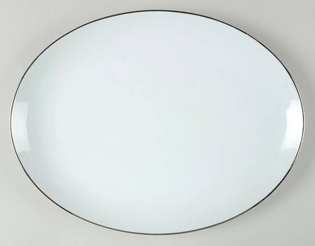 Platinum Knight 12" Oval Serving Platter