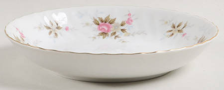 Romance (Floral Rim) Coupe Soup Bowl