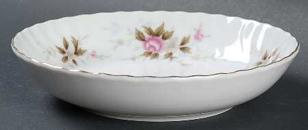 Romance (Floral Rim) Fruit/Dessert (Sauce) Bowl
