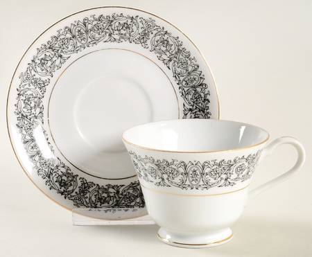 Seville Footed Cup & Saucer Set