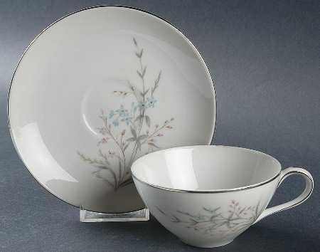 Spring Flat Cup & Saucer Set